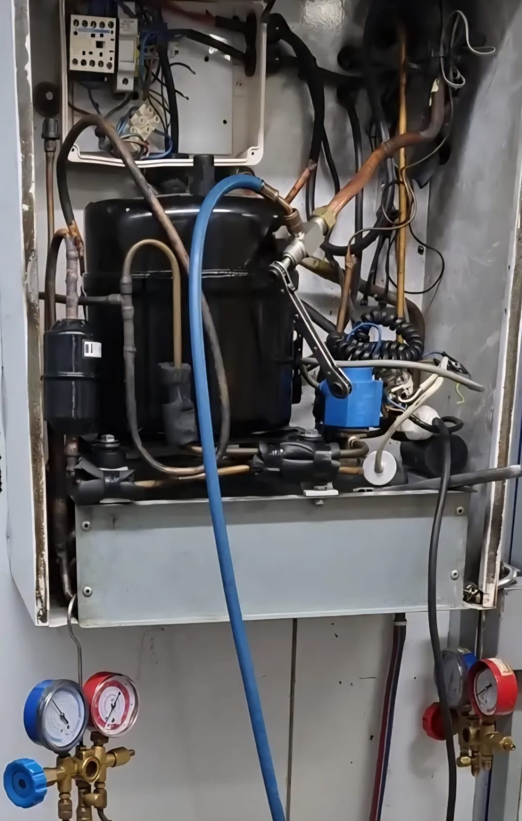 Cambio de compresor de camara de frio